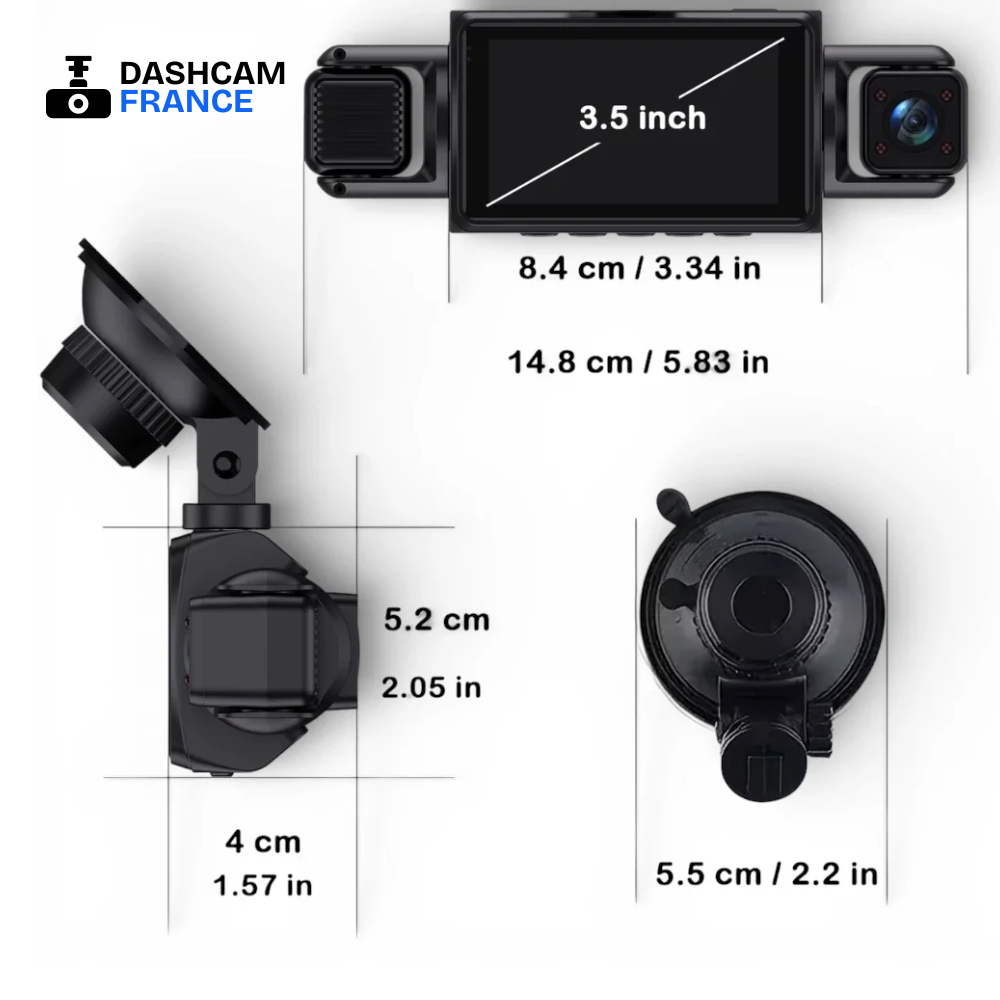 Dashcam voiture 360