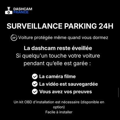 Dashcam voiture 360