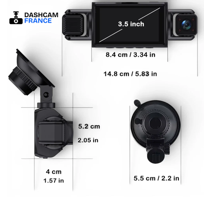 Dashcam voiture 360