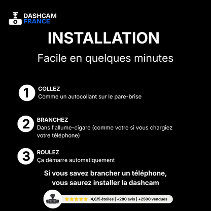 Dashcam voiture 360